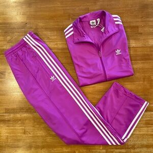 ADIDAS Women’s Purple Burst Firebird Track Suit